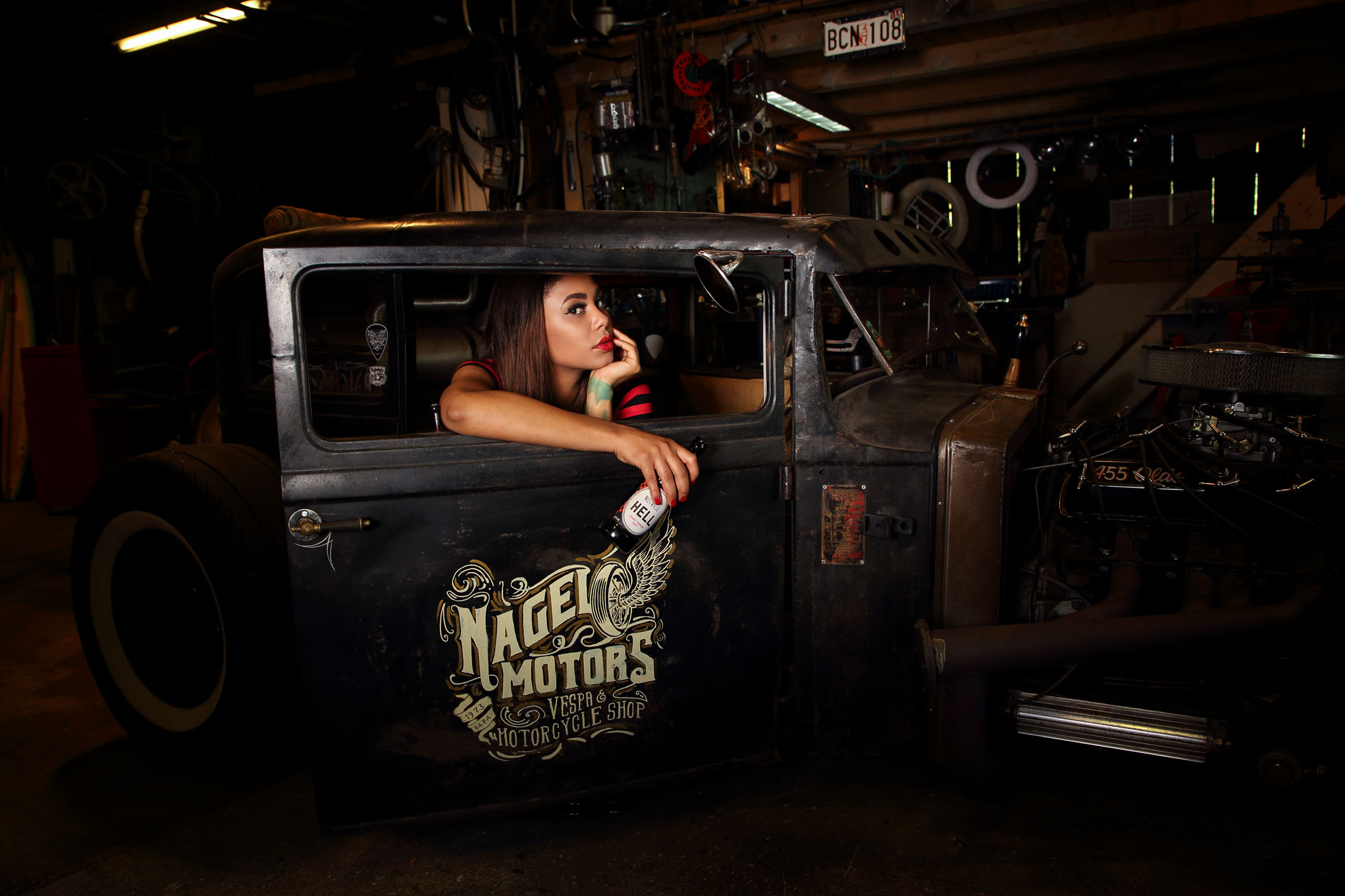 Beifahrer klar im Vorteil. Den Sprit hab ich mit!